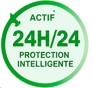 Protection intelligente 24 h/24